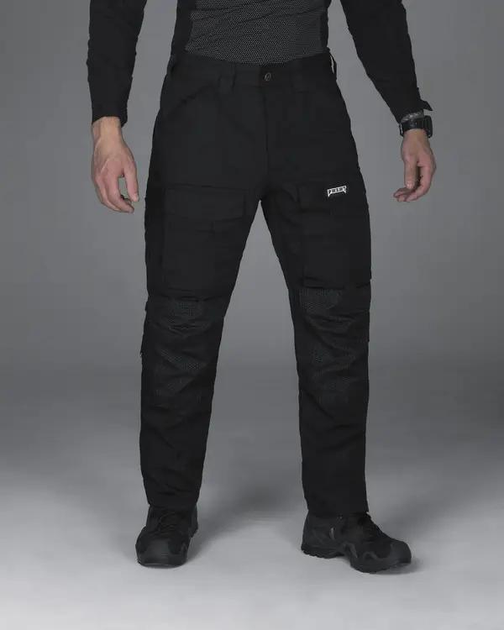 Мультифункциональные зимние тактические штаны ALPHA -20°C Rip-Stop Black XXL - изображение 1