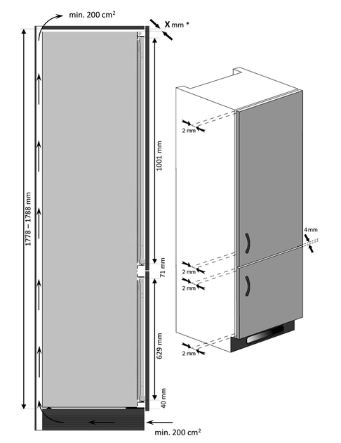 Lodówka Beko BCNA275E31SN - obraz 3