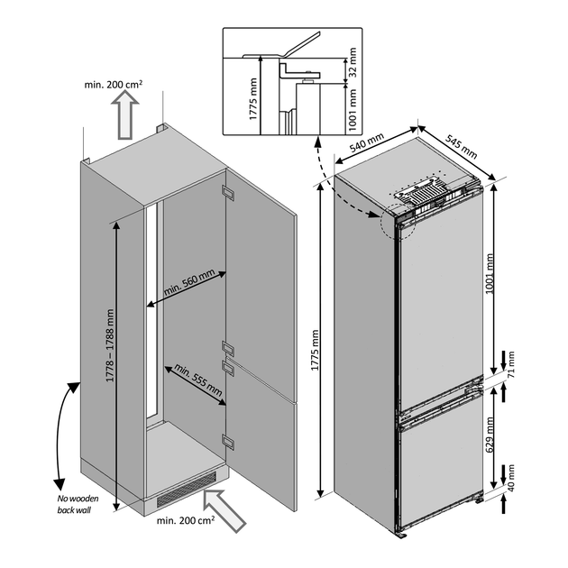 Lodówka Beko BCNA275E31SN - obraz 4