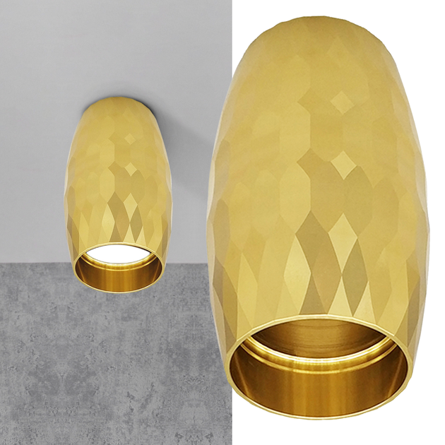 Точечный светильник Goldlux 323385 Bella GU10 1x10W IP20 Gold - изображение 2