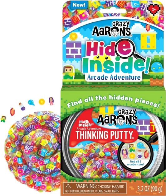 Zestaw kreatywny Crazy Aarons Hide Inside Putty Arcade Adventures (0810066954762) - obraz 1
