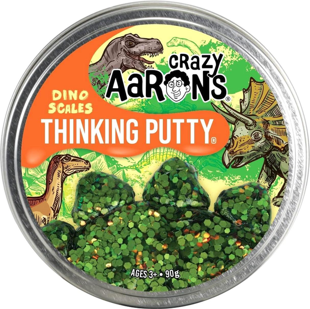 Slime Crazy Aarons Thinking Putty Trendsetters Dino Scales (0810066954151) - obraz 2