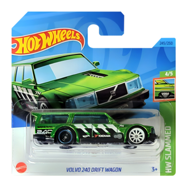 ホットウィール　 ボルボ 240 HW Slammed　スーパートレジャーハント Hot Wheels Volvo 240 Drift Wagon HW Slammed Kids Model