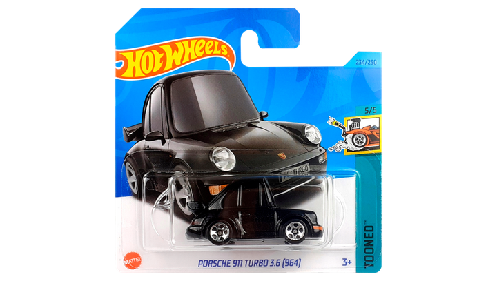 Машинка Базовая Hot Wheels Porsche 911 Turbo 3.6 (964) Tooned 1:64