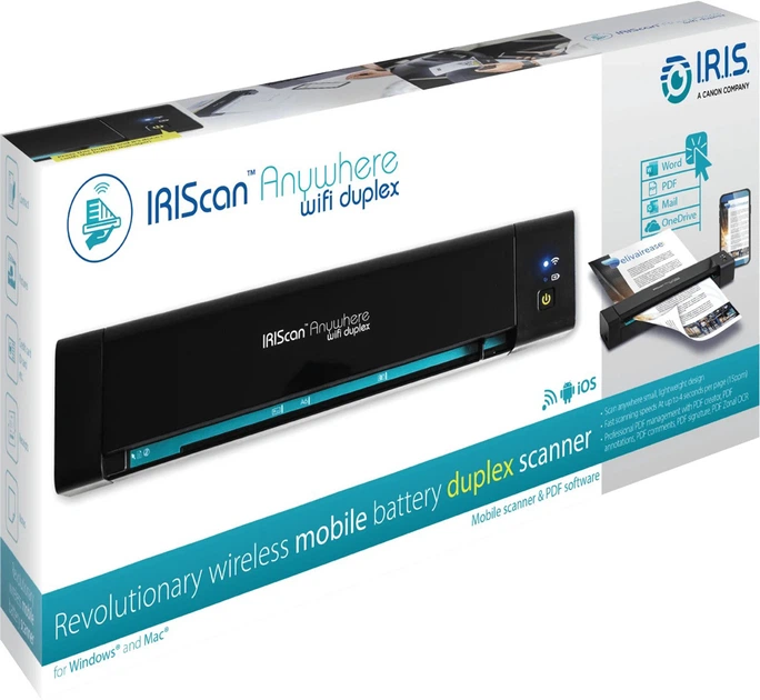 Skaner Canon IRIScan&nbsp;Anywhere 6 Wi-Fi Duplex (5420079900943) - obraz 6