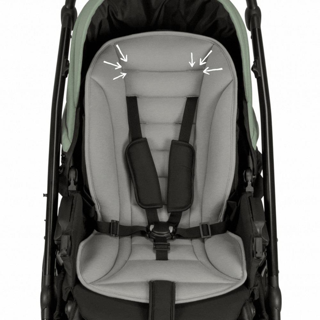 Универсальная коляска 2 в 1 Tutis Uno 5 Plus 168 Black Sesame (leather), 1402168 - изображение 7