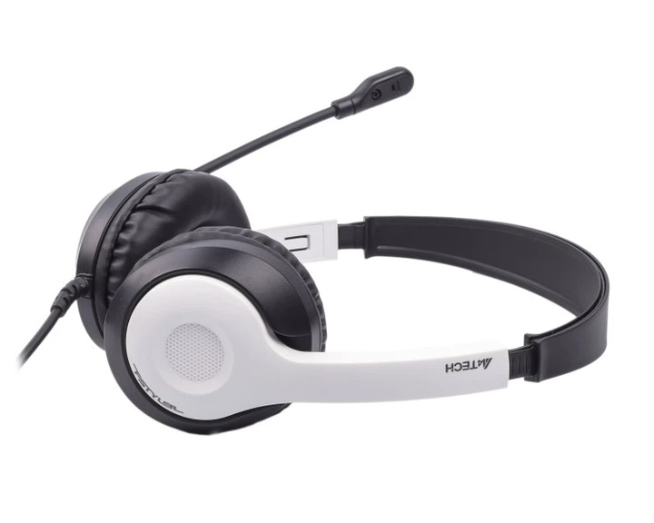 Гарнитура A4Tech FH100U (Panda) Fstyler USB, цвет черный + белый - изображение 2