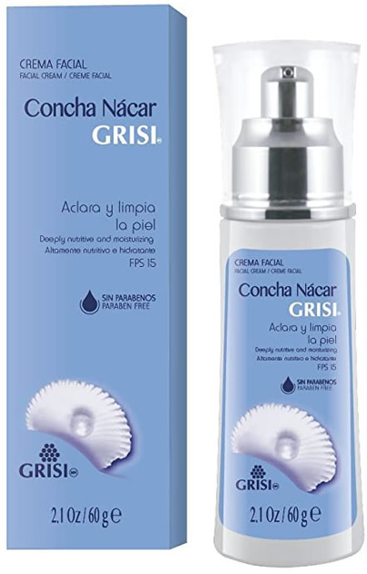 Krem do twarzy Grisi Concha Nacar Regenerating Cream F15 60 g (37836097898) - obraz 1