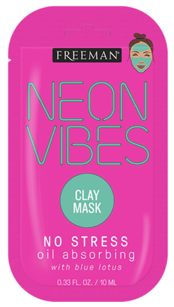 Maska do twarzy Freeman Neon Vibes Clay Mask 10 ml (72151478069) - obraz 1