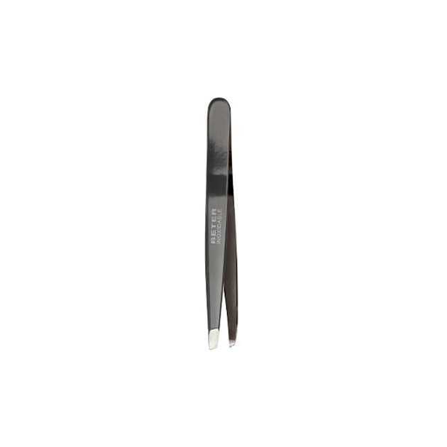 Pęseta do brwi Beter Enamelled Stainless Steel Slanted Tip Tweezers (8412122090388) - obraz 1