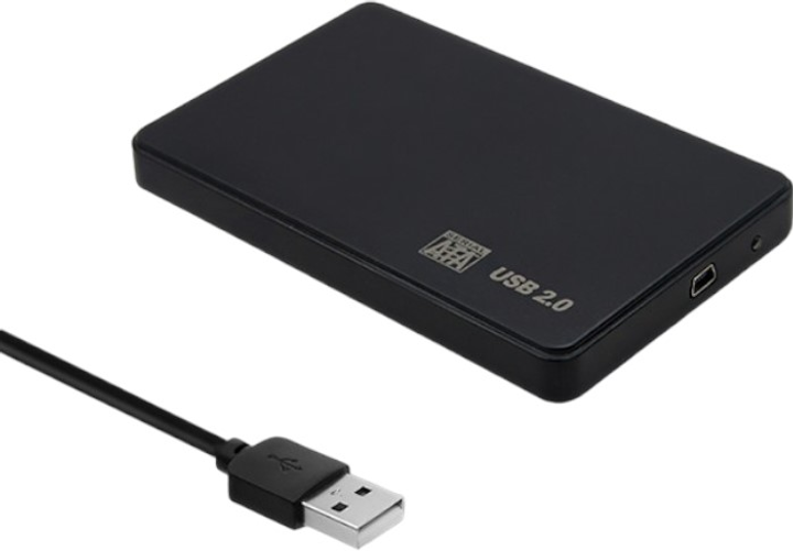 Зовнішня кишеня Qoltec 51862 для 2.5'' HDD/SSD USB 2.0 Black (5901878518626) - зображення 2