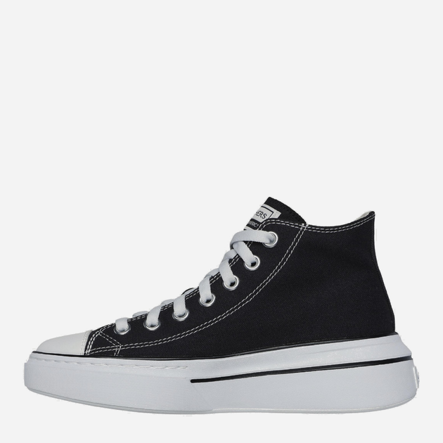ニャッキー Жіночі кеди високі Skechers 185063 BKW 36 (6US) 23 см Чорні