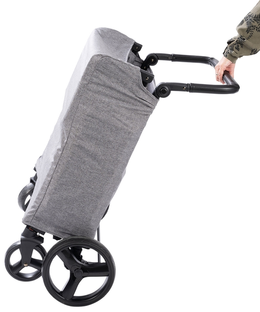 Коляска BabyTrold Fun Pram including seats серая (5704211723646) - изображение 6