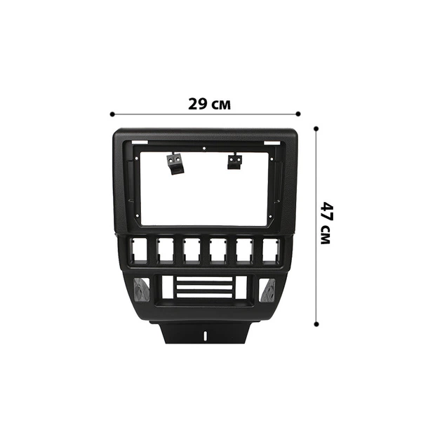 Переходная рамка 9" Lesko для Lada Niva 1993-2018 (3848) Нива - изображение 3