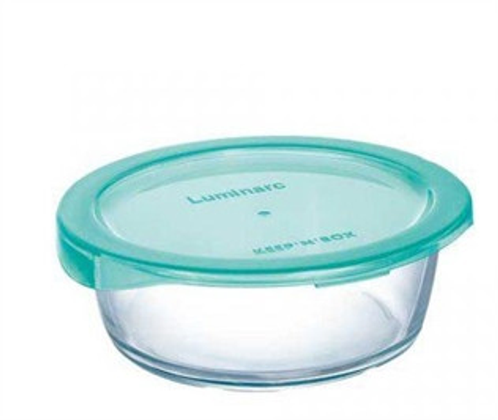 Пищевой контейнер Luminarc Keep`N круглый бирюзовой с крышкой 420 мл ...