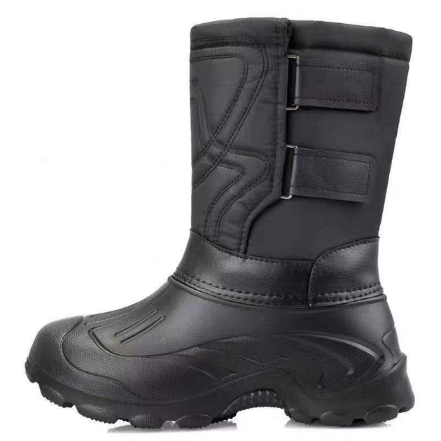 Тактические ботинки сапоги водонепроницаемые Зима Черные SnowBoots2-43 - изображение 2