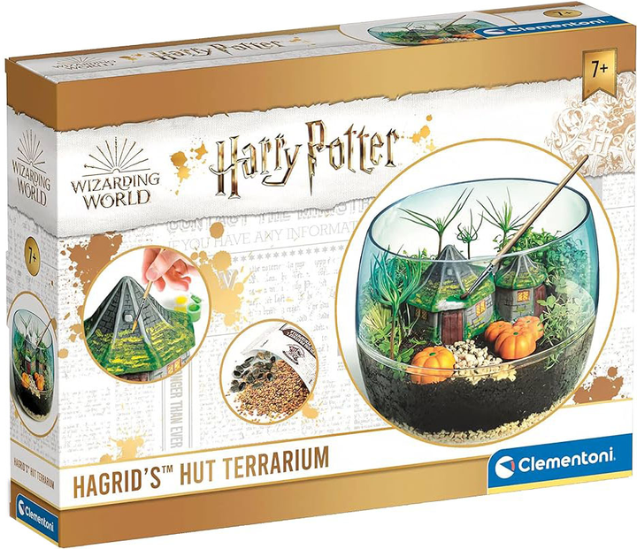 Набір для творчості Clementoni Harry Potter Hagrid's Hut Terrarium (8005125192489) - зображення 1