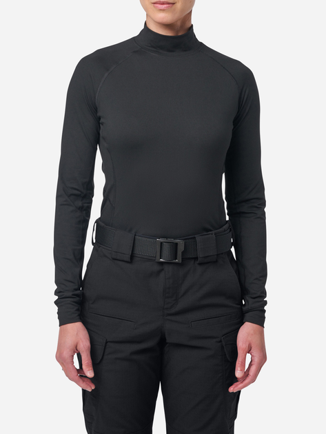 Тактический реглан 5.11 Tactical Women's Mock Neck Long Sleeve Top 32164-019 L Black (2000980627059) - изображение 1