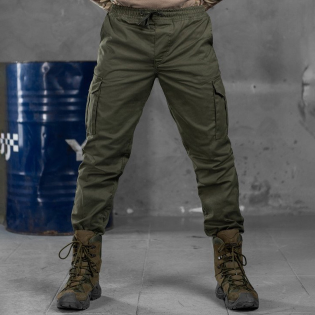 Мужские Брюки "Bandit" гретта с вместительными карманами олива размер XL - изображение 1