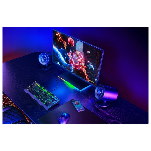Акустическая система Razer Nommo V2 X USB-A, черный - изображение 3