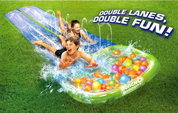 Водна гірка Zuru Bunch O Balloons Double Lane Wipeout (4894680012264) - зображення 2