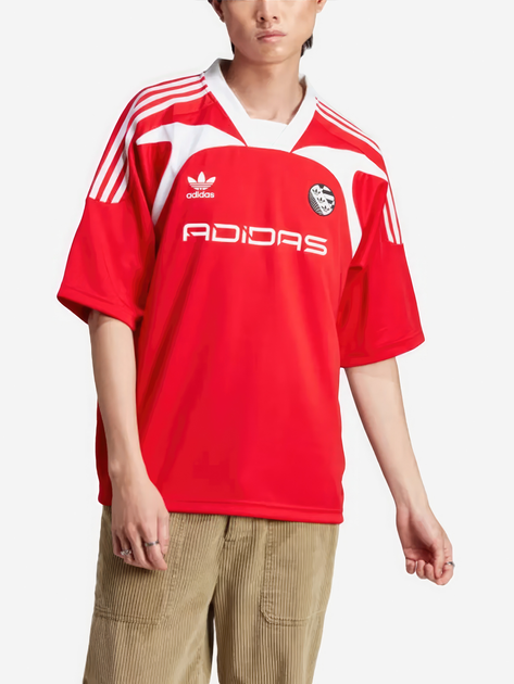 Koszulka sportowa męska Adidas IW3637 XL Czerwona (4067886872929) - obraz 1