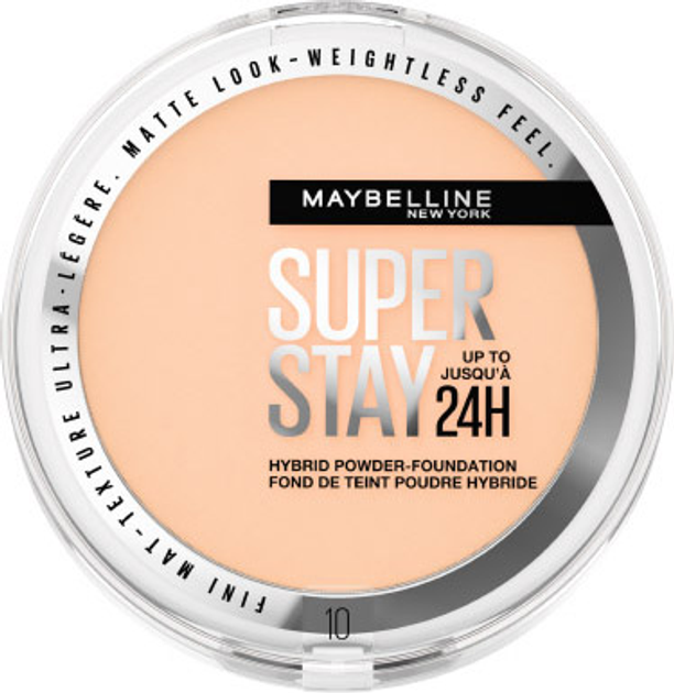Puder do twarzy Maybelline New York Super Stay 24HR Hybrid Powder Foundation 10 9 g (3600531666613) - obraz 1