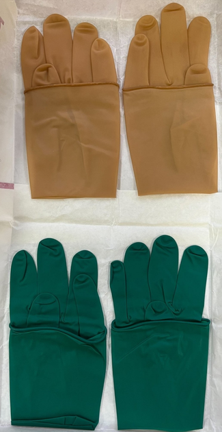 Перчатки хирургические латексные двойные Medicom SAFETOUCH ДУПЛЕКС повышенной защиты стерильные 25 наборов размер 6,5 - изображение 1