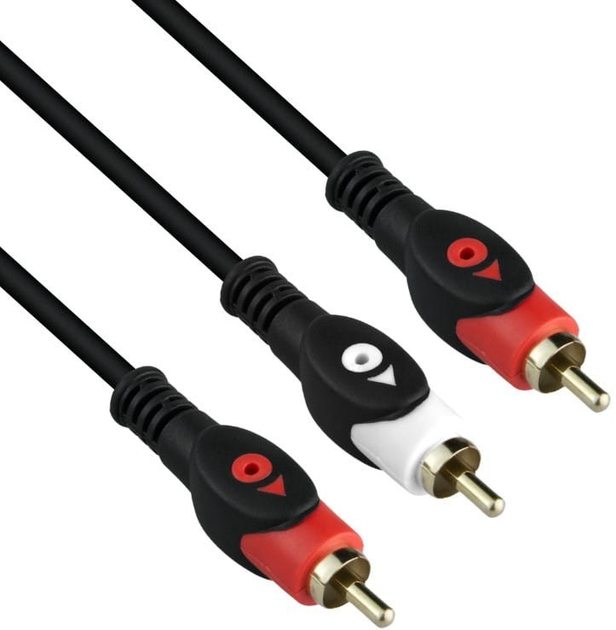 Кабель DPM 2 x RCA-mini JACK 3 м (5906881212516) - зображення 1