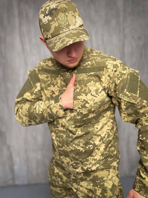 Тактичний польовий костюм вітро-вологозахисний літо, Тактична форма літня ріп-стоп Піксель ММ-14 65 - зображення 2