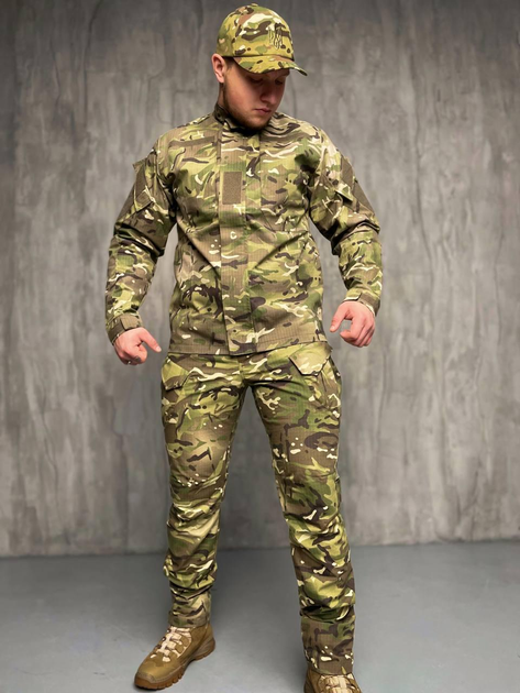 Тактичний польовий костюм вітро-вологозахисний літо, Тактична форма літня ріп-стоп Мультикам MTP 57 - зображення 1