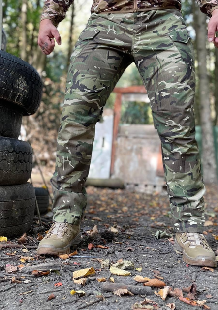 Тактичні штани польові літні, військові штани на літо ріп-стоп мультикам МТР 52 - зображення 1