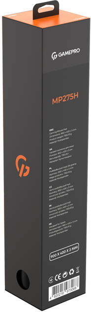Игровая поверхность GamePro MP275H Speed/Control 900 x 400 х 3 мм Black - изображение 7