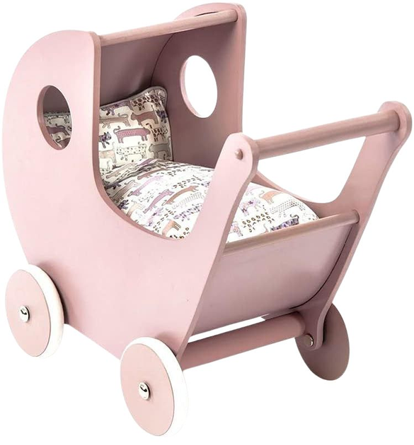 Wózek dla lalki Smallstuff Miękki Różowy 29 cm (5712352068199) - obraz 1