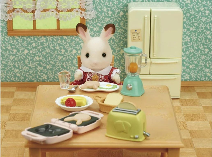 Zestaw akcesoriów dla lalki Epoch Sylvanian Families Breakfast 15 elementów (5054131054444) - obraz 2