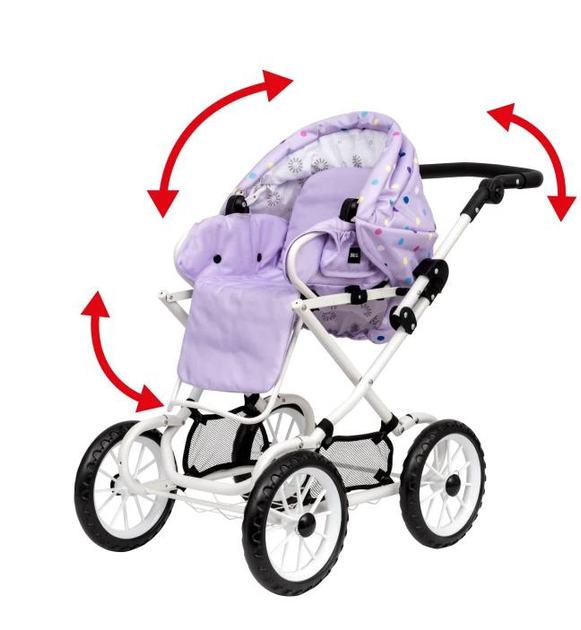Wózek dla lalki Brio Lawendowa (7312350003185) - obraz 2