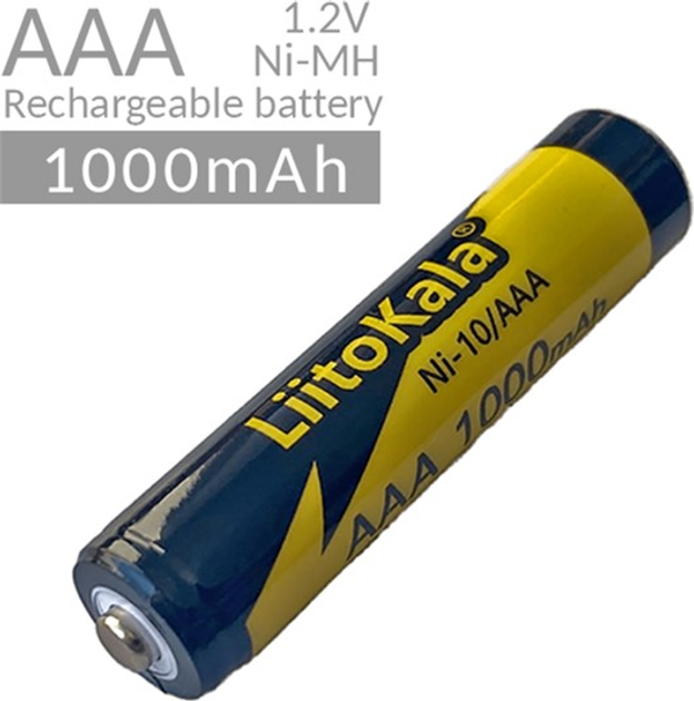 Аккумулятор LiitoKala Ni-MH 1000mA 1.2V (Ni-10/AAA) – фото, отзывы ...