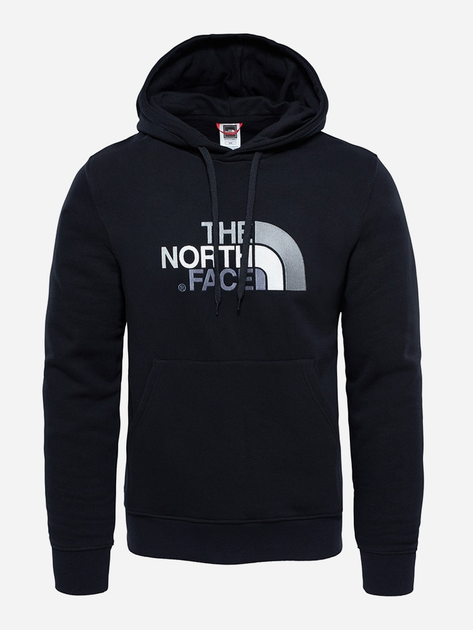 Bluza męska z kapturem kangurka z nadrukiem The North Face NF00AHJYKX7 S Czarna (757969109151) - obraz 1