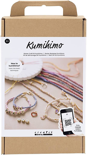 Zestaw startowy do tworzenia biżuterii Creativ Company Kumihimo (5712854625890) - obraz 1
