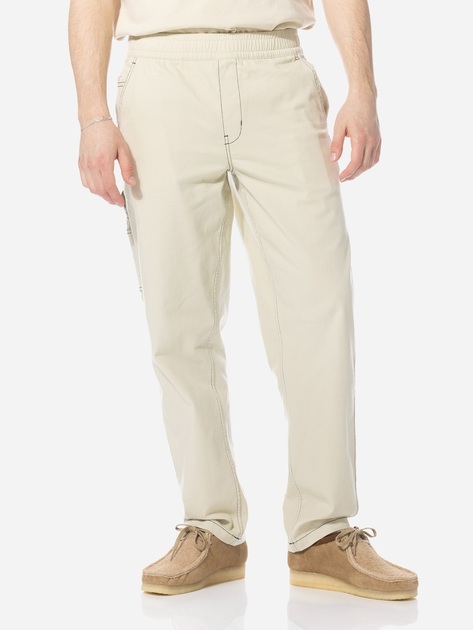 Spodnie regular fit męskie Taikan TP0002.CRMCST S Beżowe (810081438872) - obraz 1