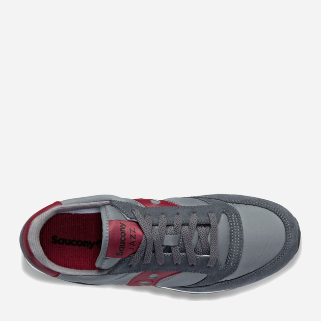 Чоловічі кросівки Saucony Jazz Original S2044-674 44.5 (10.5US) 28.5 см Сірий/Бордовий (195019525825) - зображення 4