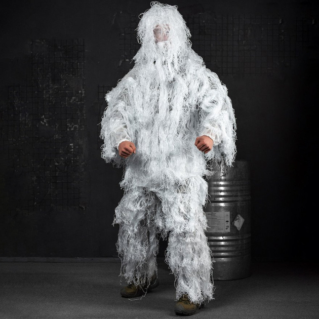 Костюм мужской зимний Кикимора с чехлом для транспортировки белый размер универсальный - изображение 2