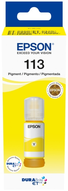 Чорнило Epson EcoTank 113 Pigment Yellow ink Bottle 70 мл (C13T06B440) - зображення 1