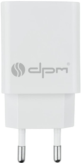 Ładowarka sieciowa DPM 1 x USB biała (5906881212639) - obraz 2