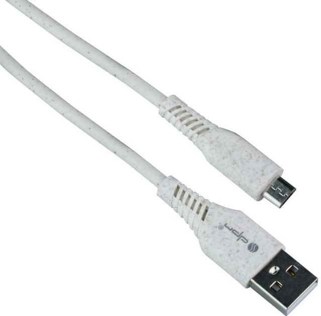 Kabel DPM USB-A - micro-USB 1 m biodegradowalny (5906881212707) - obraz 1
