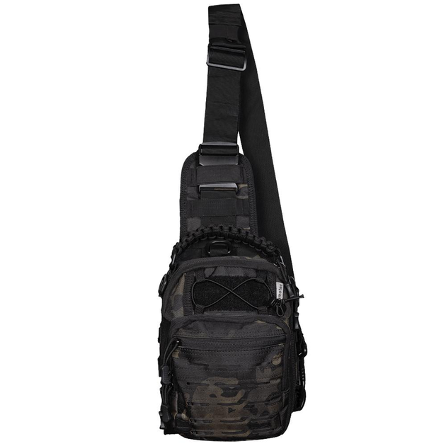 Тактична універсальна однолямкова сумка Camotec Adapt Multicam Black - зображення 1