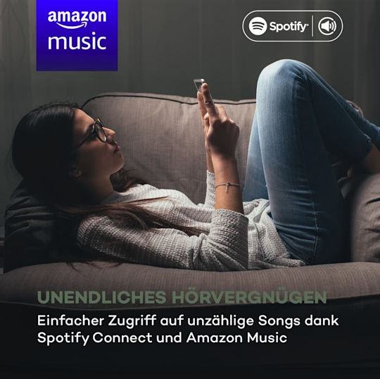 Інтернет-радіо Auna Connect Link Smart Radio, Spotify BT HCC-дисплей 2,4 дюйми - зображення 7