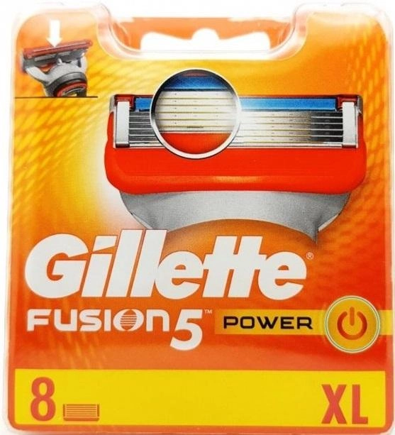 Змінні картриджі (леза) для гоління Gillette Fusion 5 Power 8 шт (7702018852529) - зображення 1