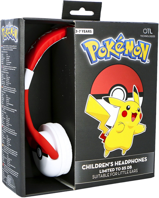 Słuchawki OTL Pokemon Poke Ball Red (5055371622981) - obraz 5