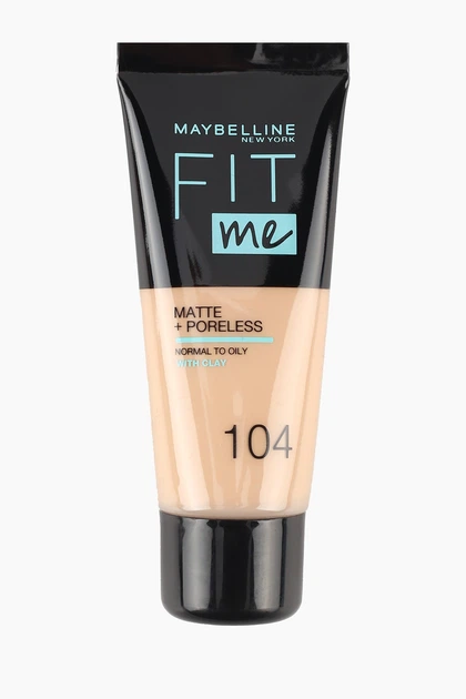 Тональний крем Maybelline Fit Me Matte 104 soft ivory 30 мл (3600531369408) - Фото 1 Тональний крем Maybelline Fit Me Matte 104 soft ivory 30 мл (3600531369408) - изображение 1